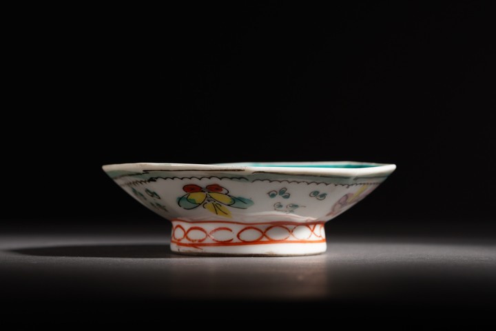 古玩雜項粉彩碗真品鑒賞圖