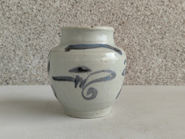 古玩陶瓷青花福字罐拍賣,當前價格580元