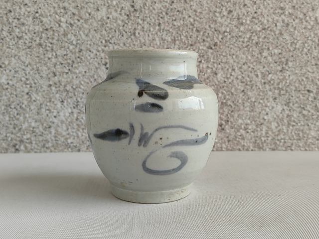 古玩陶瓷青花福字罐拍賣,當前價格580元