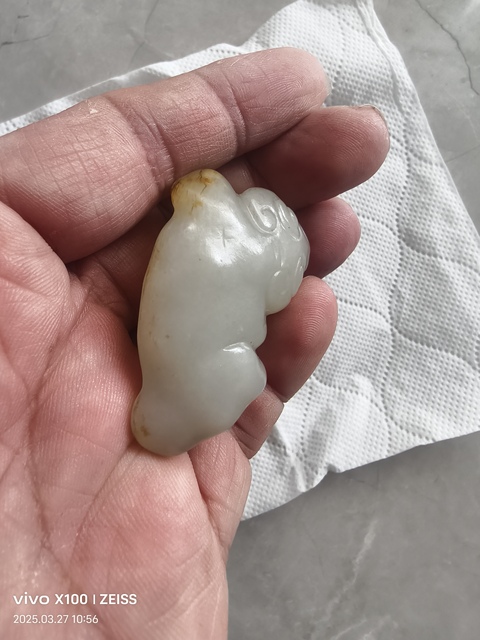 古玩玉器和田玉雕“金蟾”拍賣，當(dāng)前價(jià)格880元