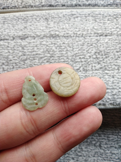 古玩玉器清代和田玉小八卦，拍賣，當前價格980元