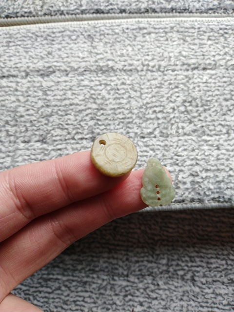 古玩玉器清代和田玉小八卦，拍賣，當前價格980元