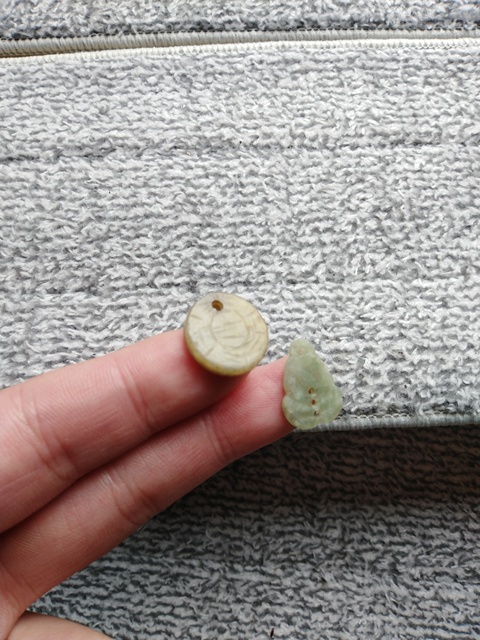 古玩玉器清代和田玉小八卦，拍賣，當前價格980元