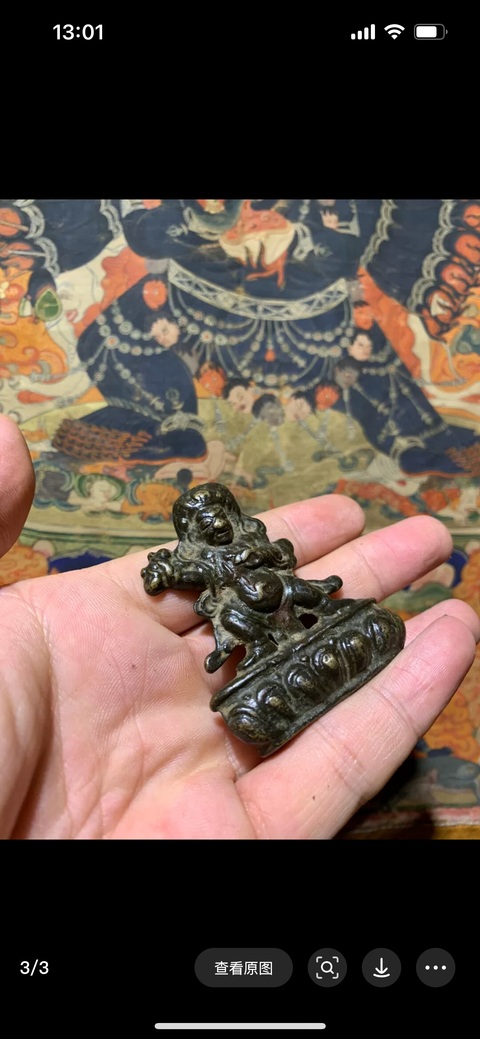 古玩銅器造像拍賣，當前價格3000元