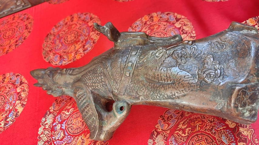 古玩雜項關公銅造像拍賣，當前價格5000元