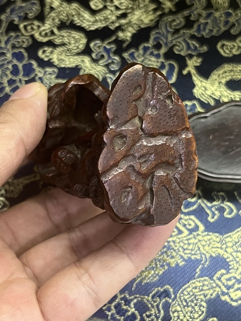 古玩雜項竹雕人物擺件拍賣,當前價格5800元