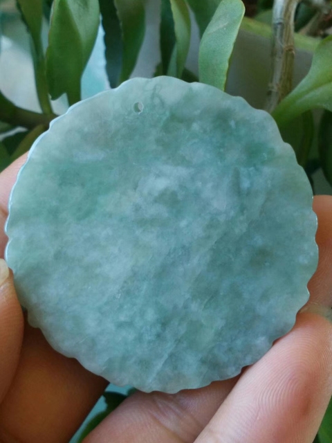古玩玉器天然翡翠龍紋佩拍賣,當前價格328元