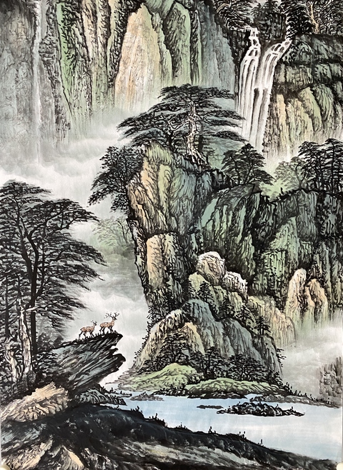 古玩字畫中國當代國畫畫家、藝術教育家,中國藝術研究院藝術創作院藝術研究委員會主任拍賣,當前價格1199元