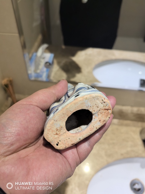 古玩陶瓷明中晚青花南極仙翁坐像拍賣,當前價格32000元
