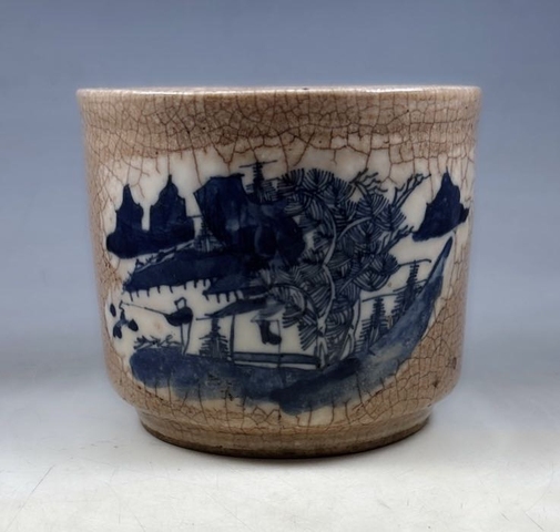 古玩陶瓷【收藏級(jí)精品】清晚期 哥釉青花山水筒式爐【路份高,收藏價(jià)值好】【有比較高的收藏價(jià)值】拍賣,當(dāng)前價(jià)格0元