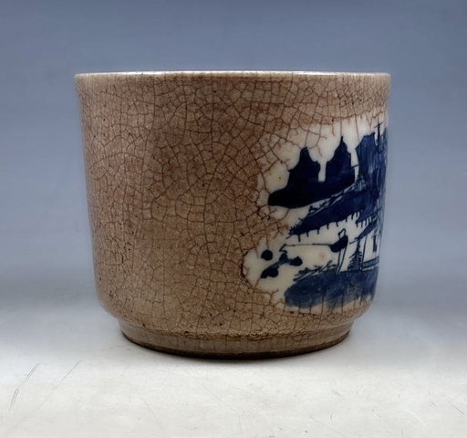 古玩陶瓷【收藏級(jí)精品】清晚期 哥釉青花山水筒式爐【路份高,收藏價(jià)值好】【有比較高的收藏價(jià)值】拍賣,當(dāng)前價(jià)格0元