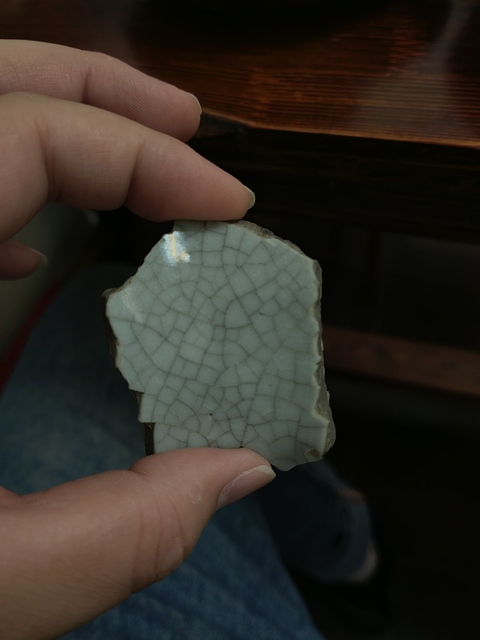 古玩陶瓷哥釉標本真品鑒賞圖