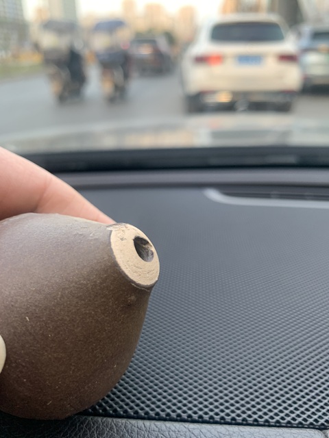 古玩陶瓷茶葉末釉截口瓶真品鑒賞圖