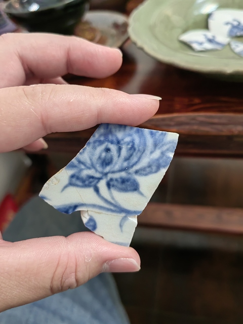 古玩陶瓷明永宣官窯 青花標本真品鑒賞圖