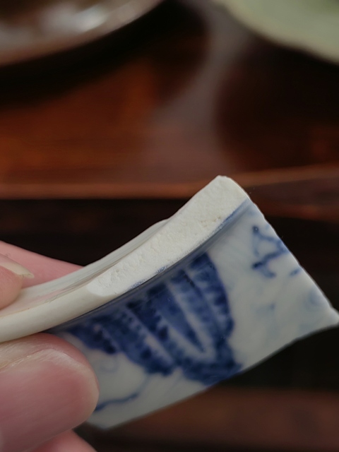 古玩陶瓷青花瓷片真品鑒賞圖