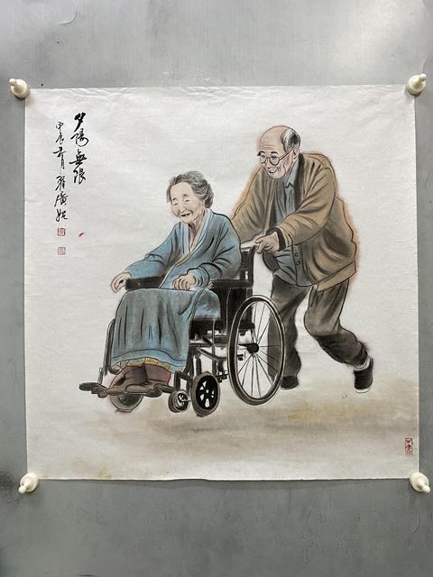 古玩字畫名家真跡字畫純手繪國畫結(jié)緣收藏人物精品細致工筆宣紙畫芯斗方字畫饋贈佳品拍賣,當前價格899元