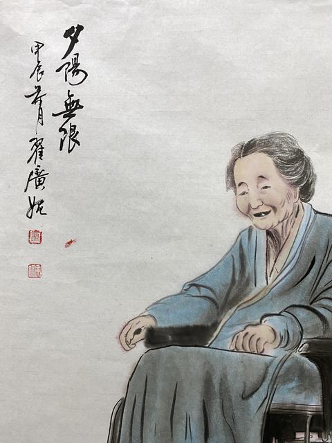 古玩字畫名家真跡字畫純手繪國畫結(jié)緣收藏人物精品細致工筆宣紙畫芯斗方字畫饋贈佳品拍賣,當前價格899元