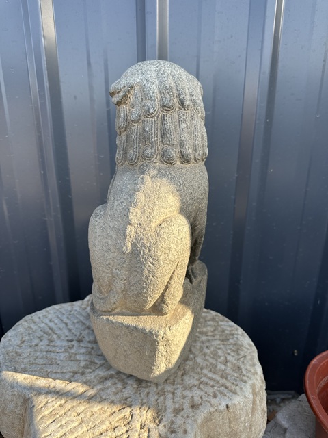 古玩雜項(xiàng)明代石獅子拍賣,當(dāng)前價(jià)格6500元