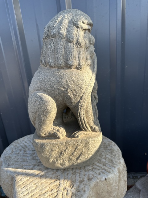 古玩雜項(xiàng)明代石獅子拍賣,當(dāng)前價(jià)格6500元