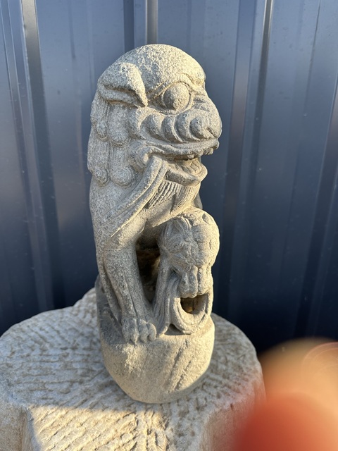 古玩雜項(xiàng)明代石獅子拍賣,當(dāng)前價(jià)格6500元