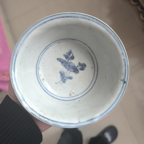 古玩陶瓷青花花鳥紋碗拍賣，當前價格888元
