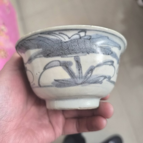 古玩陶瓷青花花鳥紋碗拍賣，當前價格888元