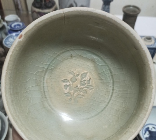 古玩陶瓷北宋龍泉窯青釉碗拍賣，當前價格688元