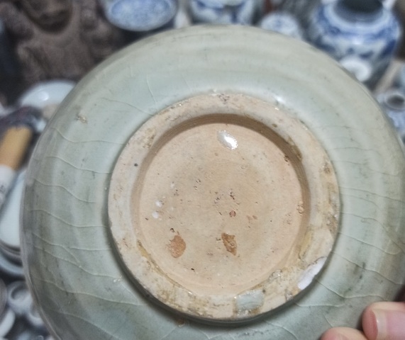 古玩陶瓷北宋龍泉窯青釉碗拍賣，當前價格688元