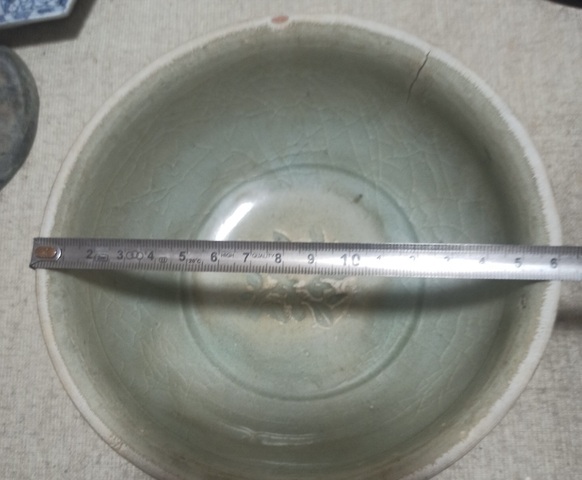 古玩陶瓷北宋龍泉窯青釉碗拍賣，當前價格688元