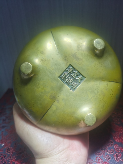 古玩銅器爐拍賣,當前價格22000元