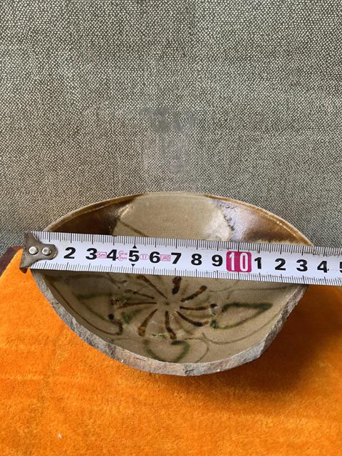 古玩陶瓷長沙窯釉下彩花卉紋碗拍賣,當前價格3000元