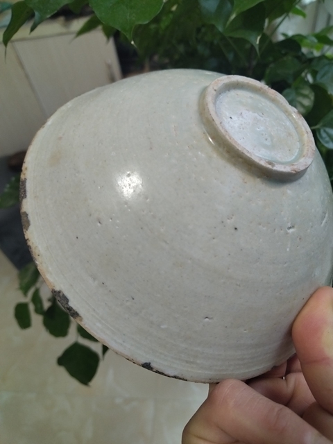 古玩陶瓷青白釉刻花斗笠碗拍賣,當前價格1488元