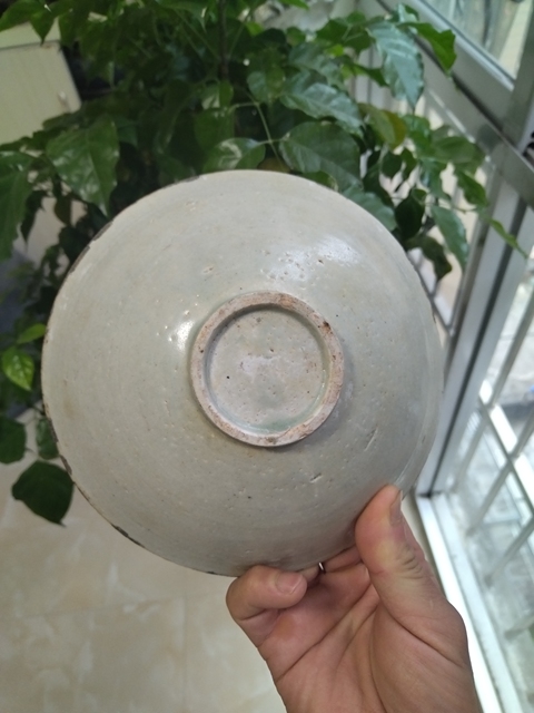 古玩陶瓷青白釉刻花斗笠碗拍賣,當前價格1488元