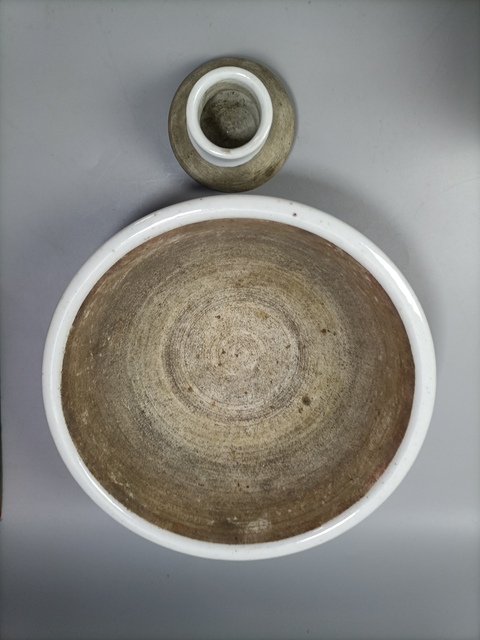 古玩陶瓷清青花纏枝蓮紋藥碾拍賣，當(dāng)前價(jià)格1200元