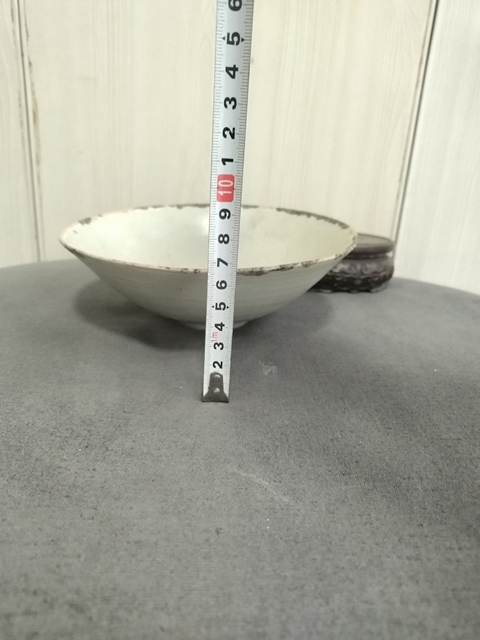 古玩陶瓷青白釉刻花斗笠碗拍賣,當前價格1488元