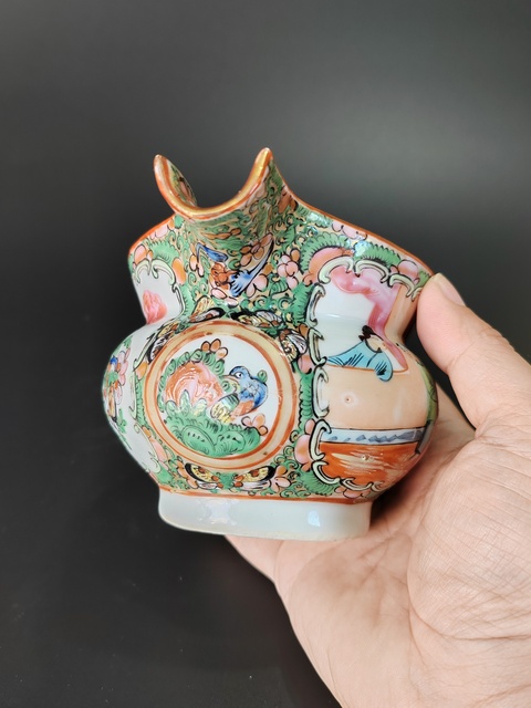 古玩陶瓷清廣彩公道杯拍賣,當(dāng)前價格880元