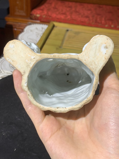 古玩陶瓷清代白瓷觀音菩薩造像拍賣，當前價格2500元