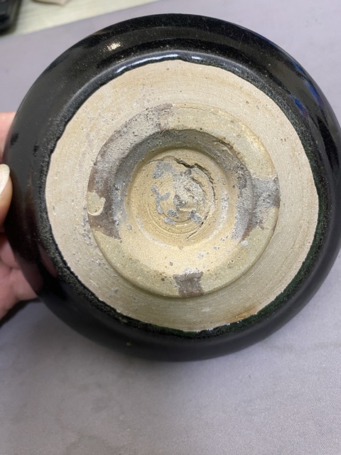 古玩陶瓷黑釉大碗拍賣,當前價格1600元