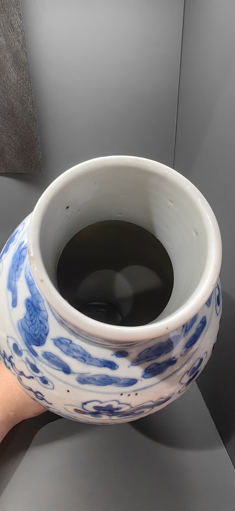 古玩陶瓷咸豐·二龍戲珠紋梅瓶拍賣,當前價格3999元
