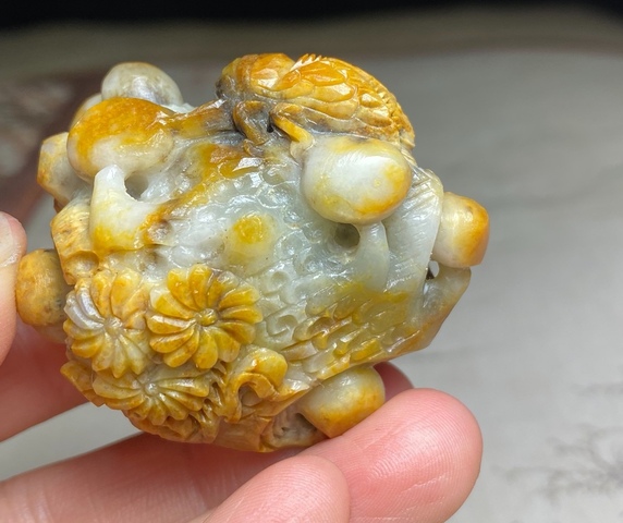 古玩玉器籽料花墜拍賣，當前價格300元