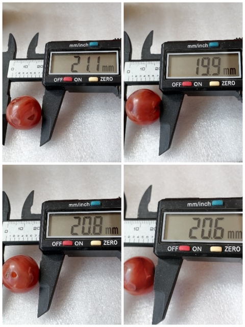 古玩玉器限時特價天然紅瑪瑙珠一顆拍賣，當前價格133元