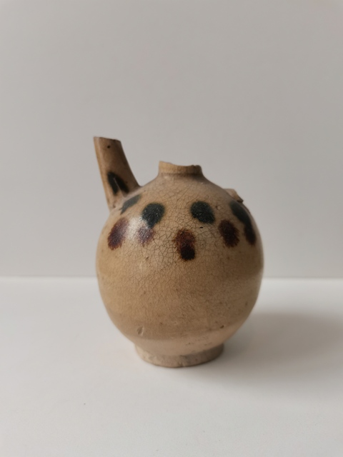 古玩陶瓷青釉點彩壺水注拍賣,當前價格2400元