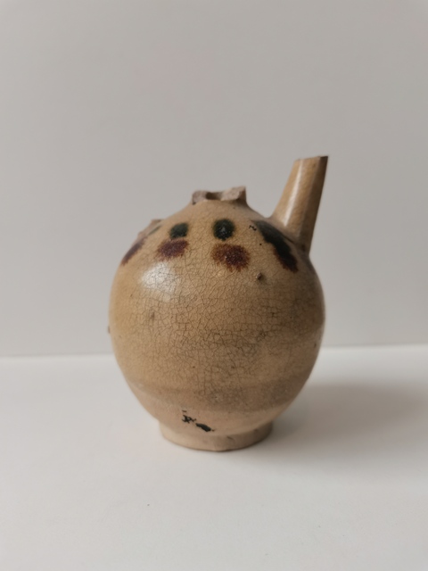 古玩陶瓷青釉點彩壺水注拍賣,當前價格2400元