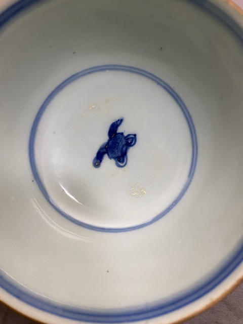 古玩陶瓷青花花卉茶碗拍賣,當前價格3280元