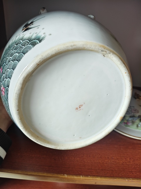 古玩陶瓷粉彩粥罐（疑似后加彩）真品鑒賞圖