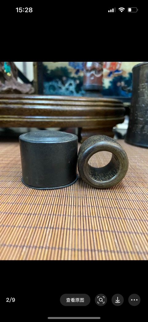 古玩雜項沉香扳指拍賣,當前價格3000元