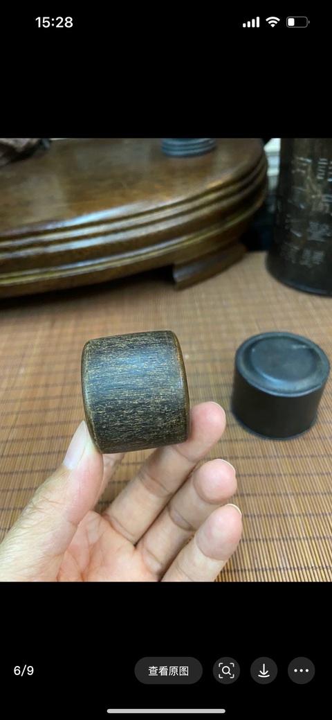 古玩雜項沉香扳指拍賣,當前價格3000元