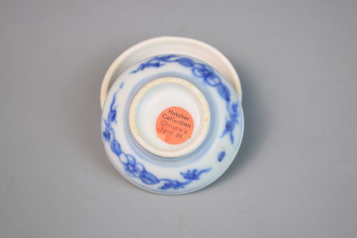 古玩陶瓷康熙青花花卉紋印泥盒拍賣,當(dāng)前價(jià)格7500元