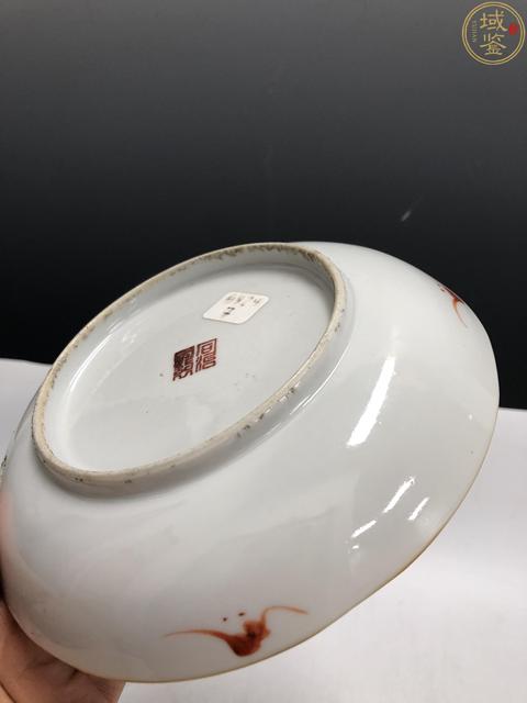 古玩陶瓷同治·粉彩一品富貴紋盤拍賣,當前價格2369元