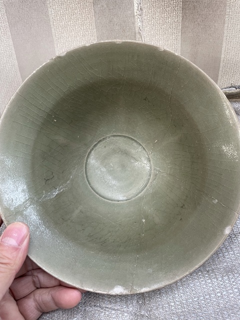 古玩陶瓷耀州窯鋼盔帽標(biāo)本真品鑒賞圖